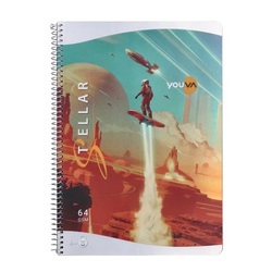 Youva A4 Ruled Spiral Notebook 240pgs - 24248